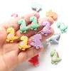 Charms 10pcs 20 24mm Cute Dinosaurs Mini Animal Pendant Resin Craft DIY Jewelry Bracelet Earring Necklace Keychain Phone Making