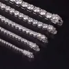 OEM ODM Custom Jewelry Factory Iced Out 2mm 3mm 5mm 6mm VVS Diamond 20 Inch Necklace 14K 18K Real Gold Moissanite Tennis Chain Chain Chain