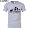 Magliette da uomo che vendono divertenti magliette vintage Born to Windsurf Evolution per uomo T-shirt estive casual manica corta taglie forti T-shirt