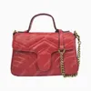 패션 Marmont 가방 어깨 가방 크로스 바디 가방 여성 핸드백 레이디 메신저 가방 먼지 가방을 가진 토트 5 색상 2453