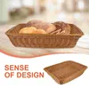 Dinnerware Sets Storage Basket Plastic Plant Pot Wicker Simulated Rattan Woven Baskets Bread