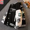 Autumn Winter Baseball Green Jacket Coat Kids Fashion Clothes For Teens Girls Boys Cardigan 4 till 12 Children Outwear Bomber 240123