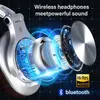 携帯電話のイヤホンOneodio A70 Fusion Wired + Wireless Bluetooth 5.2ヘッドフォンwith Mic over Ear Studio DJヘッドフォンレコーディングヘッドセットYQ240202