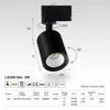 Éclairage sur rail Haute qualité Led éclairage sur Rail 3 phases 4 fils Rail encastré projecteur salon vêtements magasin plafond Surface monté Spot lampe YQ240124