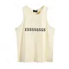 Unisex Summer Sleeveless Vest Mens Underwaist Tshirts Womens Trend Brand T Shirts Casual Pattern Tees Clothing Oversize S-3XL