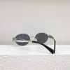 Дизайнерские солнцезащитные очки Дизайнерские солнцезащитные очки для женщин Мужские триумфальные очки Защита от ультрафиолета Модные солнцезащитные очки с надписью Повседневные ретро-очки Металлическая полная рамка с коробкой 5V