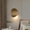 Wandlamp Moderne LED-binnenlampen Home Decor Goud Zwart Wit Licht Woonkamer Achtergrond Gang Slaapkamer Blaker