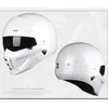 Motorcycle Helmets 2024 Modular Helmet Retro Detachable Vintage Casco Moto Capacete De Four Seasons DOT Certification
