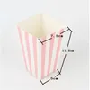 Gift Wrap Paper Candy Popcorn Box/Cup Pink Blue Pastel Rainbow Birthday Baby Shower Tableware