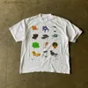 メンズTシャツストリートポピュラーレトロTシャツの女性Y2K新しいハラジュクスタイルファッショントレンドジョーカー半袖カップルカジュアルルーズパンクロックティーT240202