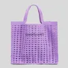 Shoulder Bags ollow Out Tote Bag Large Capacity Luxury Designer andbag For Women 2023 New Fasion andmade Weave Casual Soulder Beac bagsH2422