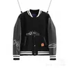 Mens Jackets Varsity Jacket OFFS Bulls Basketball Co-Branded Baseball Uniform Embroidered Retro Trend Jacket Coat