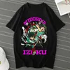 Magliette da uomo Izuku Midoriya Deku Manga T-shirt Maglietta anime giapponese Maglietta unisex Grafica Donna Boku No Hero Academia Fashion Tee