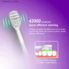 Зубная щетка Osseni, электрические зубные щетки с ЖК-экраном Sonic для взрослых, умный таймер, аккумуляторная отбеливающая зубная щетка, IPX7, водонепроницаемая, Q240202