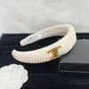 Klassieke Luxe Pure Kleur Letter Hoofdbanden Gebreid Designer Letter Y Merk Haarbanden Voor Vrouwen Meisjes Merk Elastische Hoofdband Casual Mode Hoofdband Hoofdwikkel Cadeau