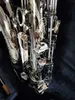 Ny Tyskland JK SX90R Keilwerth Saxophone Alto Black Nickel Silver Alloy Sax Brass Musical Instrument Professional Nivå