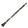 SADSN SCL-600S 17 Keys BB Tune Clarinet Ebony drewno srebrny Klucz B płaski klarnet wysokiej jakości instrument muzyczny z obudową