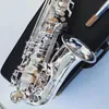 Kaluolin Brand Japan High Quality Alto Saxophone A-992 E-Flat Sax Silver Alto Mynstycke Reed Neck Musical Instrument gratis