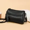 Damen-Handtasche aus Leder, kleine Luxus-Umhängetasche, Cross-Body-Kissen, modische Messenger-Taschen, vielseitige Damen-Handtasche aus echtem Leder 240130