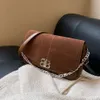 Sac à main en daim populaire de cette année Nouvelles femmes automne et hiver Style étranger polyvalent bandoulière capable petit sac carré 2024 78% de réduction sur le magasin de gros