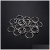 Book Binder Rings Flexible Open Metal Ring Circlips 3X44Mm Nickel Key For Folder Diy Po Album Tags Clips Mti Purpose Drop Delivery Dh13K