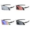 Oakly VTT Sports Lunettes de soleil de cyclisme en plein air Coupe-vent UV400 polarisant Lunettes pour hommes et femmes Vélo électrique Protection des yeux avec boîte PV