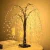 LED-Weiden-Nachtlicht, Gypsophila, bunter Baum, ferngesteuerte Tischlampe für Zuhause, Schlafzimmer, Hochzeit, Weihnachten, Innendekoration, Nachtlicht 240131