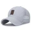 Casquettes de baseball Mode Summer Mesh Hollow Out Baseball pour hommes Casquette extérieure respirante Réglable Femmes Pare-soleil Homme Big Brim Snapback Hat