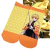 Party Supplies Anime Demon Slayer Kimetsu No Yaiba Kamado Tanjirou Nezuko Cosplay Socks Agatsuma Zenitsu Hashibira Inosuke tryckte ankel