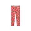 Trousers Jumping Meters Girls Leggings Pants With Strawberry Print Selling Children's Skinny Pencil Kids