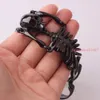 Grote Schedelbeenderen Armband Verklaring Gothic Sieraden Rvs Skeleton Mannen Armbanden Rock Punk Armbanden 240130