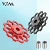 Cykel Derailleurs VXM 11T MTB Cykel Bakre Derailleur Jockey Wheel Ceramic Bearing Remskiva Al7075 CNC Road Guide Roller Idler 4mm 5mm 6mm