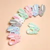 10pc Baby Silicone Teether 설치류 실리콘 동물 젖꼭지 치아 치아 펜던트 BPA 무료 실리콘 구슬 Chew Biter Children Goods 240202