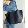 The Row Bag Designer Kleine Ledertasche mit hohem Sinn und großem Fassungsvermögen, erste Schicht, Kuh-Shopping, weiblich