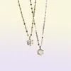 925 Collier en diamant simple en argent féminin de conception simple de conception de la chaîne de clavicule niche légère luxe juifs charmes pendants65861346170525