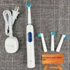 Toothbrush Electric Rotary Toothbrush Fully Automatic Rechargeable Household Soft Bristle Adult and rens Toothbrush Q240202