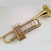 Trompete Stradivarius, instrumento profissional, trompete de 50 anos, instrumento de trompete, fabricação de latão
