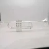 Trompeta profesional LT197S 99, instrumentos musicales chapados en plata, trompetas profesionales, accesorios de boquilla de tono C con estuche