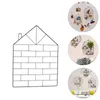 Frames Grid Po Wall Decorations Mount Display Net Ornament Nordic Creative Adornment Iron Hanging Background Plant