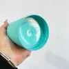 Matt Macaron Boş Süblimasyon 20oz Hoparlör Müzik Sıska Düz Tumbler USB Şarj Paslanmaz Çelik Vakum Lazer Gravürü için Yalıtımlı