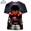 T-shirts pour hommes Mamba Top 3D Imprimer Anime Hajime No Ippo Chemise pour hommes Vêtements Comic Femmes Tshirt Boxer Eagle Village Guard T-shirts Fun