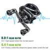 Tsurinoya 135g Ultra Light Baitcasting Fishing Reel Genius 50H Elf 50 6.5g Spool 6.4 1 8 1 Bait Finess Light Game Casting Reel 240119