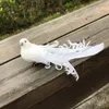 Party Dekoration 10PCS Gefälschte Vogel Weiße Tauben Künstliche Schaum Federn Vögel Mit Clip Tauben Für Hochzeit Weihnachten Hause