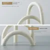 Estatuetas decorativas joylove modelo minimalista casa resina ponte arqueada designer decoração sala de estar gabinete tv geométrico criativo macio