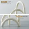 Decorative Figurines Joylove Minimalist Model House Resin Arched Bridge Designer Decoration Living Room TV Cabinet Geometric Creative Soft