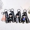 سلاسل المفاتيح الأنيمي الأربعاء addams keychain adams عائلة لطيفة شخصية دمية مفاتيح حقيبة معلقة إكسسوارات مفتاح السيارة الهدية للرجال أصدقاء للنساء