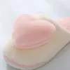 Winter Love Womens Home Cotton Slippers Anti Slip Thickened and Warm Imitation Rabbit Hair Slippers 240118
