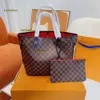 Evening Bags Evening Bags 2023designer Luxury Shopping Bag 2pcs Set Handbag With Wallet Leather Fashion New Womens Luxury Handbags Bag 2024