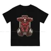 Men's T Shirts Titan Gym Men Attack On Blood Fantasy Anime Novelty Tee Shirt Short Sleeve Crewneck T-Shirts Printed Clothing