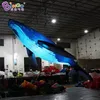 atacado Publicidade de eventos ao ar livre 6m 20 pés Iluminação inflável Baleia Inflação Modelos animais Explodir Oceano Tema Decoração para vendas com soprador de ar Brinquedos Esportes